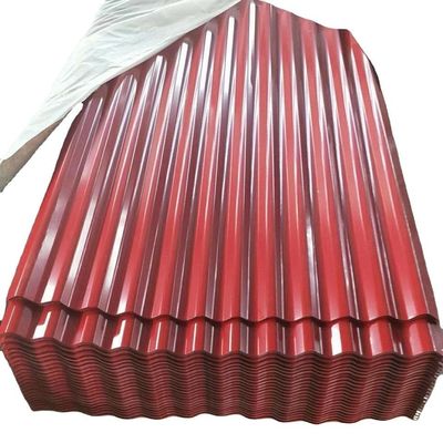 600-1500mm πλάτος Z41-Z60 Επιχρισμός 0,2mm κυματοειδές χαλύβδινο φύλλο με αυστηρή δοκιμή και διασφάλιση