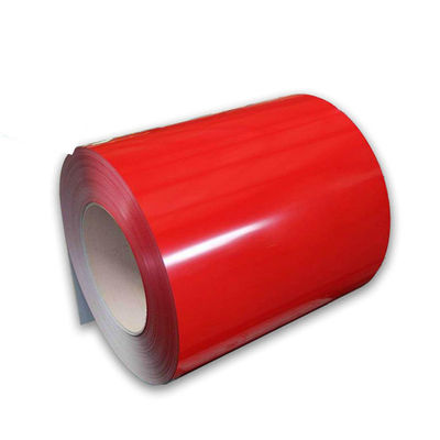 0.6mm PPGI Coil Color Coated Steel Coil με ανοχή ± 1% Υπηρεσία επεξεργασίας τρύπησης και τα πιο δημοφιλή χρώματα