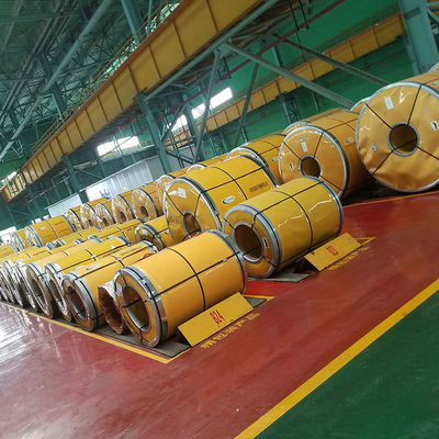 Μεγάλο απόθεμα από ανοξείδωτο χάλυβα 304L Coil 201 304 316 409 410 430 με πλάτος τρύπησης 10-2000mm και αίτημα επεξεργασίας