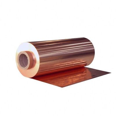 1mm-2500mm πλάτος χαλκού ταινία χαλκού περιτύλιγμα 0,013 ίντσες για την επεξεργασία υπηρεσία