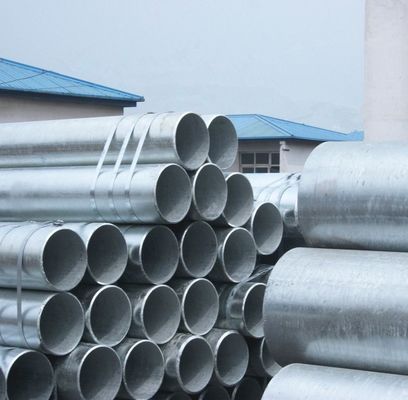 ASTM Standard Low 8m Length Galvanized Steel Pipe με ελαφριά επικάλυψη με λάδι και ελαφρώς ελαιωμένο φινίρισμα