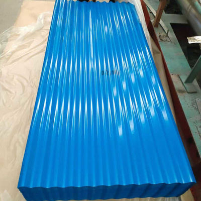 1800-2000mm μήκος 0,4mm 24 μεγέθους κυματοειδής χαλύβδινης οροφής φύλλο με βεβαιότητα και ανοχή ± 1%