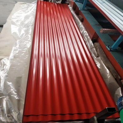 Ασφάλιση 2001-3600mm μήκος κάμψη φύλλα οροφής 16 Gauge κυματοειδή φύλλα χάλυβα για αυστηρή δοκιμή και ανθεκτικό υλικό