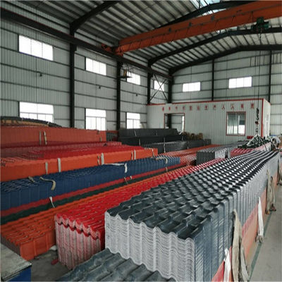 Επικάλυψη απευθείας πώλησης Z41-Z60 ASTM GI GL κυματισμένα επικαλυμμένα φύλλα χάλυβα με μήκος 2001-3600mm