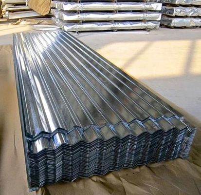 GB Standard 0,12-1,2mm*600-1250mm πάχος 4x8 Ζυγισμένο κυματοειδές χαλύβδινο φύλλο οροφής για αυστηρή δοκιμή διασφάλισης