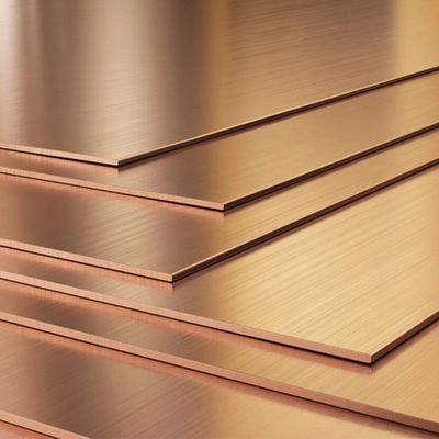 ASTM AISI JIS DIN GB EN 2mm πλάτος πλάκας χαλκού 20-2500mm ανθεκτικός