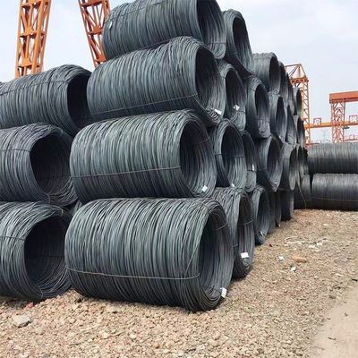 Q195 Q235 Q345 Ειδικό ατσάλι ελεύθερης κοπής 5,5 mm 6,5 mm ζεστό έλαση SAE 1008 Ατσάλι άνθρακα Wire Rod Coil