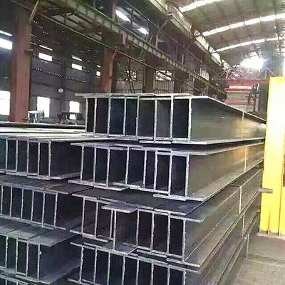 JIS G3101 EN10025 ASTM A36 ASTM A572 ASTM A992 Τυποποιημένες H-Beams από κράμα χάλυβα με πάχος φλάντζης σύμφωνα με τις ανάγκες του πελάτη