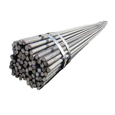 HRB400 HRB500 σιδηροτροφικές ράβδους β450c μήκος 6-12M πρότυπο AiSi για ανθεκτικές σε σεισμούς κατασκευές